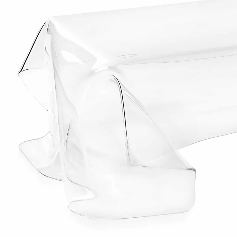 Nowoczesny stół boczny z przezroczystego pleksi drapowany w Azji Viadurini