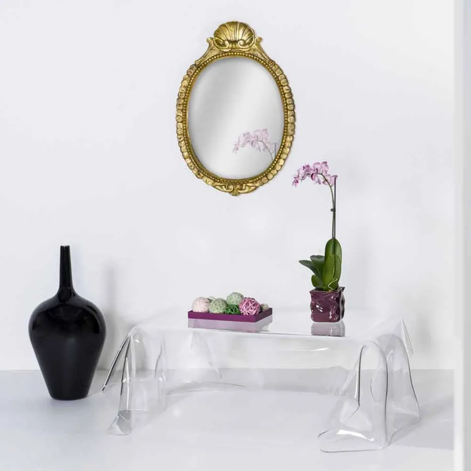 Nowoczesny stół boczny z przezroczystego pleksi drapowany w Azji Viadurini