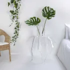 Nowoczesny stolik boczny z przezroczystego pleksi Otto, wykonany we Włoszech Viadurini