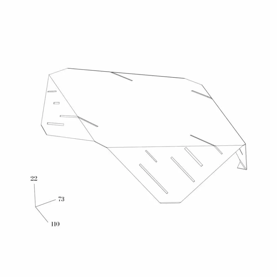 Stół Projekt Origamo Mabele Viadurini