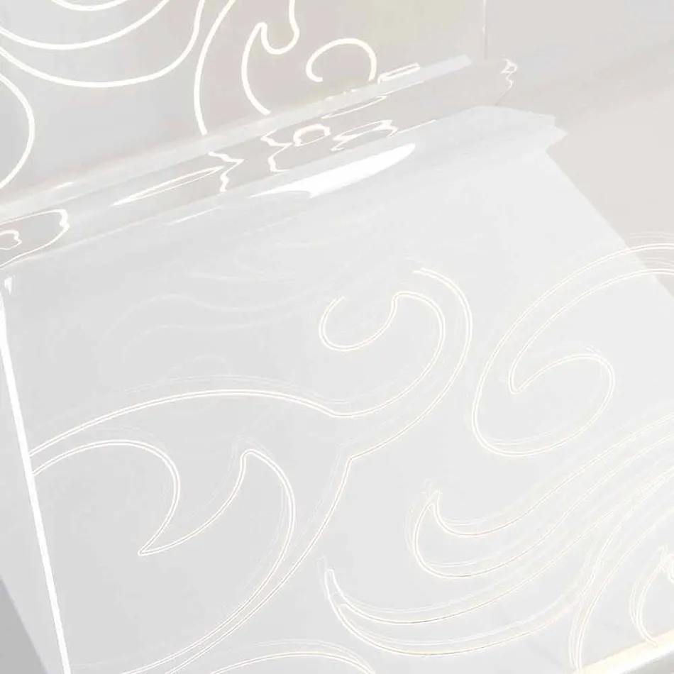 Zaprojektuj stolik kawowy z pleksi z oświetleniem led wyprodukowanym we Włoszech, Chiusi Viadurini