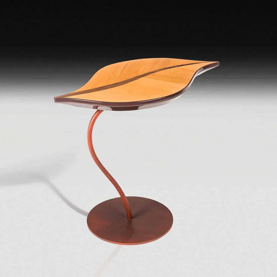 Stół serwisowy z drewna dębowego i nogi ze stali Adam Viadurini