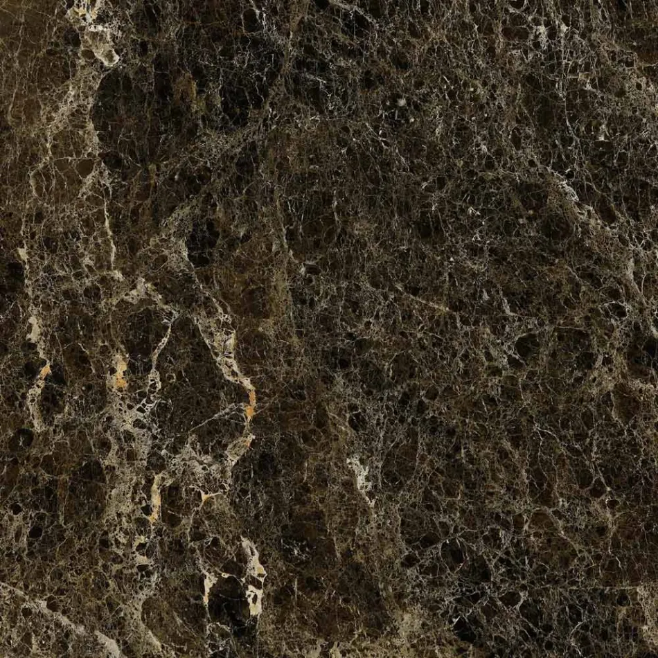 Stolik kawowy Eero Saarinen H 41 z blatem z ciemnego marmuru Emperador Made in Italy Viadurini