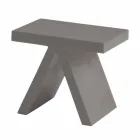 Slajdowy kryty stolik w kolorze geometrycznym wykonany we Włoszech Viadurini