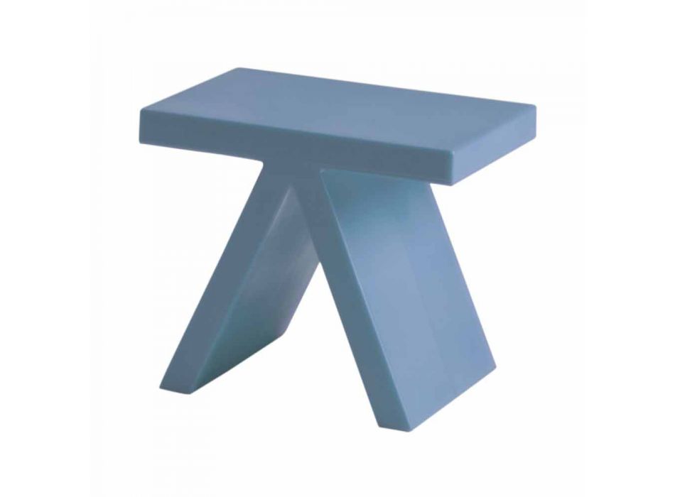 Slajdowy kryty stolik w kolorze geometrycznym wykonany we Włoszech Viadurini