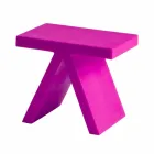 Slajdowy kryty stolik w kolorze geometrycznym wykonany we Włoszech Viadurini