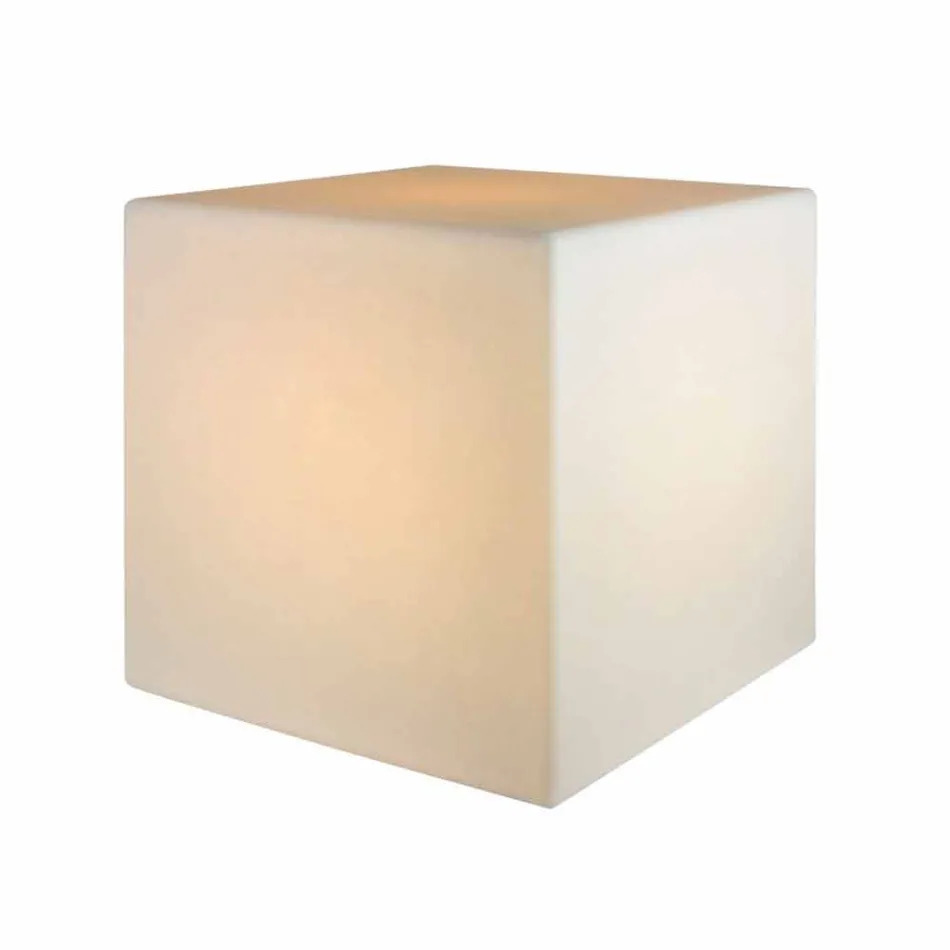 Kolorowy podświetlany stolik kawowy o nowoczesnym designie z możliwością wyboru mocowania - Dadostar Viadurini