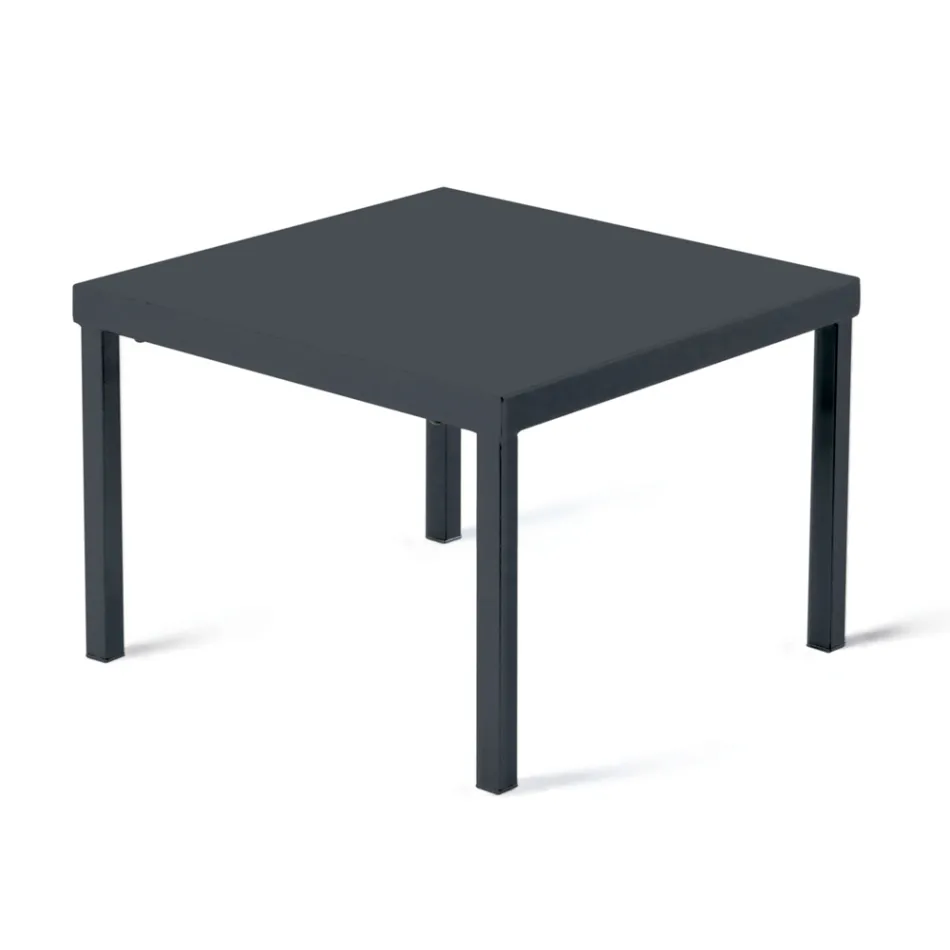 Stolik ogrodowy do układania w stos ze stali ocynkowanej Made in Italy - Aberdeen Viadurini