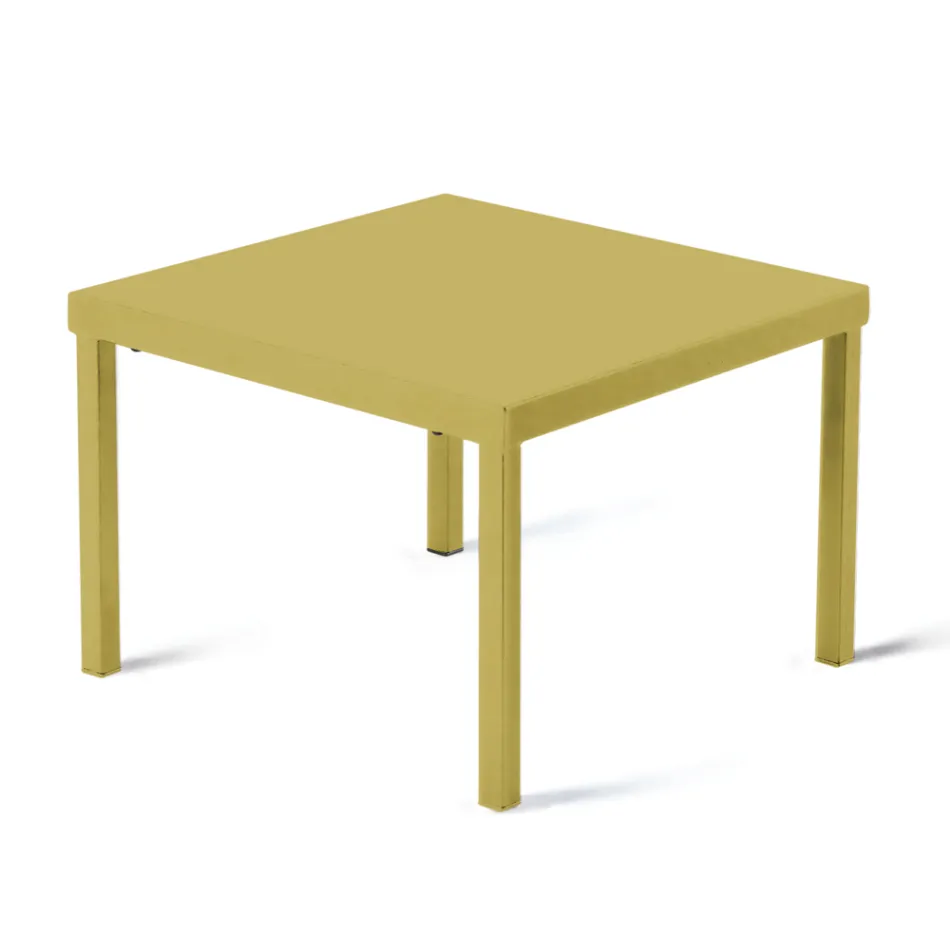 Stolik ogrodowy do układania w stos ze stali ocynkowanej Made in Italy - Aberdeen Viadurini