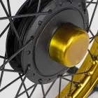 Ręcznie robiony i przemysłowy stolik kawowy ze stali i drewna mango - Corvino Viadurini