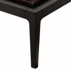 Stolik kawowy wykonany z litego drewna Grili Zarafa wykonany we Włoszech Viadurini