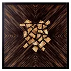 Stolik kawowy z litego drewna design Grilli Zarafa wykonany we włoszech Viadurini