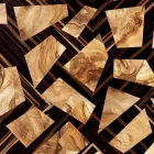 Stolik kawowy z litego drewna design Grilli Zarafa wykonany we włoszech Viadurini