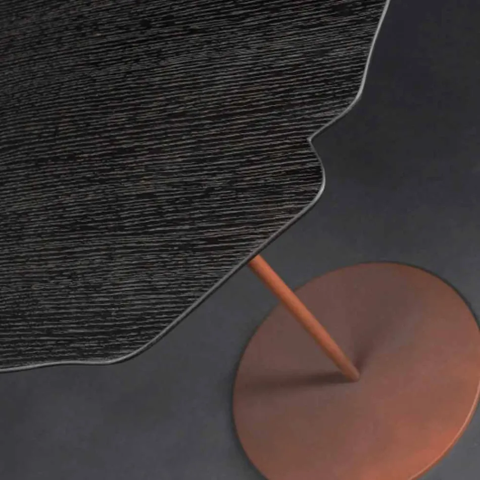 Stół w nowoczesnym barwionego dębu mokka Andy Viadurini