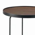 Stolik kawowy z orzecha Canaletto o różnych rozmiarach Made in Italy - Gubbio Viadurini