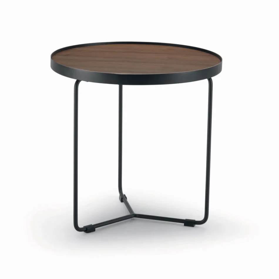 Stolik kawowy z orzecha Canaletto o różnych rozmiarach Made in Italy - Gubbio Viadurini