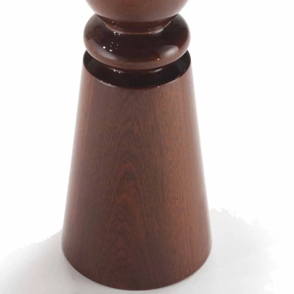 Stół lampowy z mosiężnym blatem dekoracyjnym, średnica 45 cm, Sanni Viadurini