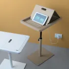 Stolik do sofy Metal i PVC Regulowana wysokość do tabletu - Tekniko Viadurini