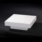 Współczesna stolik drewniany pokryty metakrylanu Loft CADEAU Viadurini