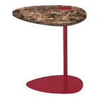 Stolik kawowy do salonu z metalu i marmuru Marquinia, luksusowy design - Yassine Viadurini