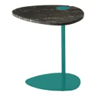 Stolik kawowy do salonu z metalu i marmuru Marquinia, luksusowy design - Yassine Viadurini