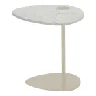 Stolik kawowy do salonu z metalu i marmuru Marquinia, luksusowy design - Yassine Viadurini