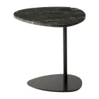 Stolik kawowy do salonu z metalu i marmuru Marquinia, luksusowy design - Yassine Viadurini