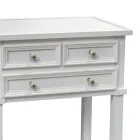 Stolik telefoniczny z 3 szufladami i półką Made in Italy - Culsu Viadurini