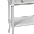 Stolik telefoniczny z 3 szufladami i półką Made in Italy - Culsu Viadurini