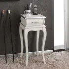 Stojak na telefon w stylu klasycznym z drewna Made in Italy - Hastings Viadurini