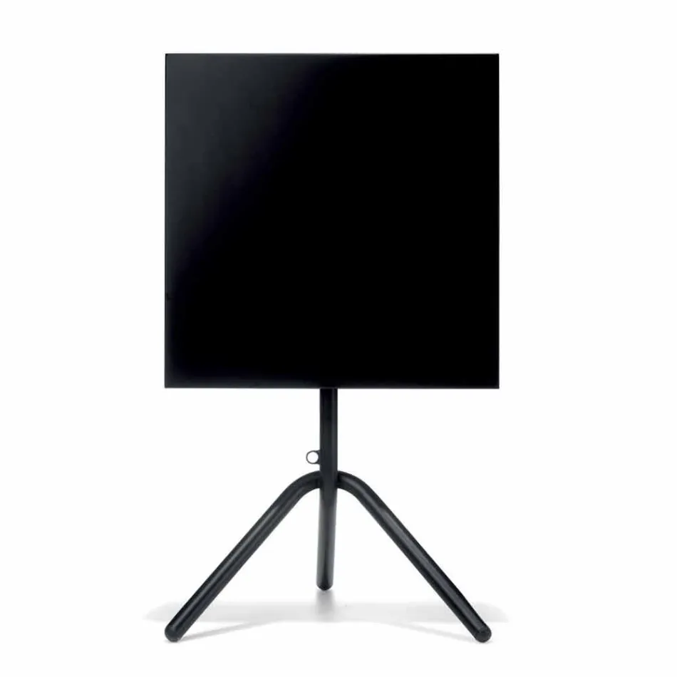 Stolik kwadratowy z blachy i blachy Wykonany we Włoszech - Barnaba Viadurini