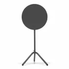 Okrągły wysoki stół zewnętrzny z blachy i blachy wyprodukowany we Włoszech - Baldric Viadurini