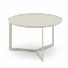 Okrągły stolik kawowy na zewnątrz z konopi lub błota - Stephane Viadurini