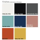 Stolik kawowy z okrągłym blatem z litego drewna Made in Italy - Makino Viadurini