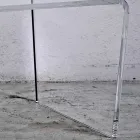 Stolik kawowy z przezroczystego kryształu akrylowego ręcznie składany - Crosto Viadurini