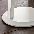 Lakierowany stolik kawowy MDF z ramą z litego drewna Made in Italy - Tobiko Viadurini