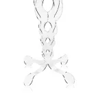 Okrągły Stolik Kawowy z Przezroczystego Pleksi 2 Wymiary - Fosfor Viadurini