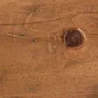 Okrągły stolik kawowy z drewna z recyklingu i stali w kolorze białym lub szarym - Genoveffa Viadurini