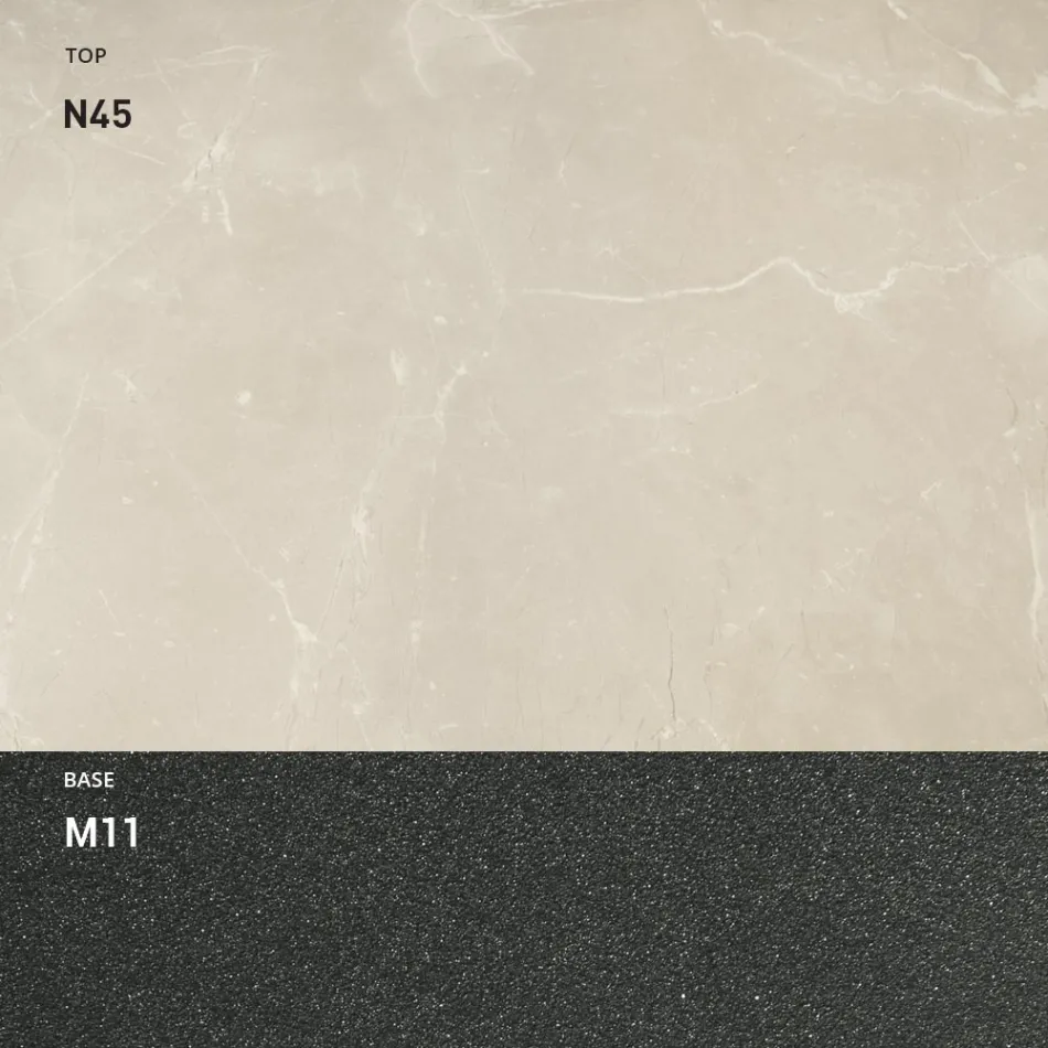 Transformowalny stolik kawowy z regulowaną wysokością do 82 cm Made in Italy - Wheel Viadurini