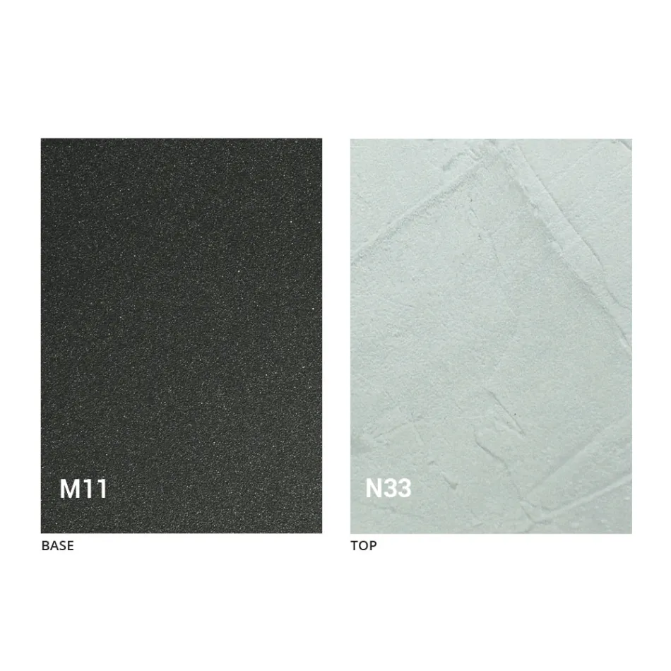 Transformowalny stolik kawowy z drewnianym blatem i metalową podstawą Made in Italy - Peach Viadurini