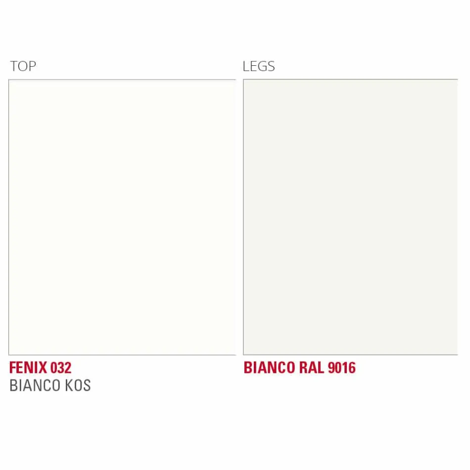 Rozkładany stolik kawowy do salonu z Fenix i metalu Made in Italy - Chiano Viadurini