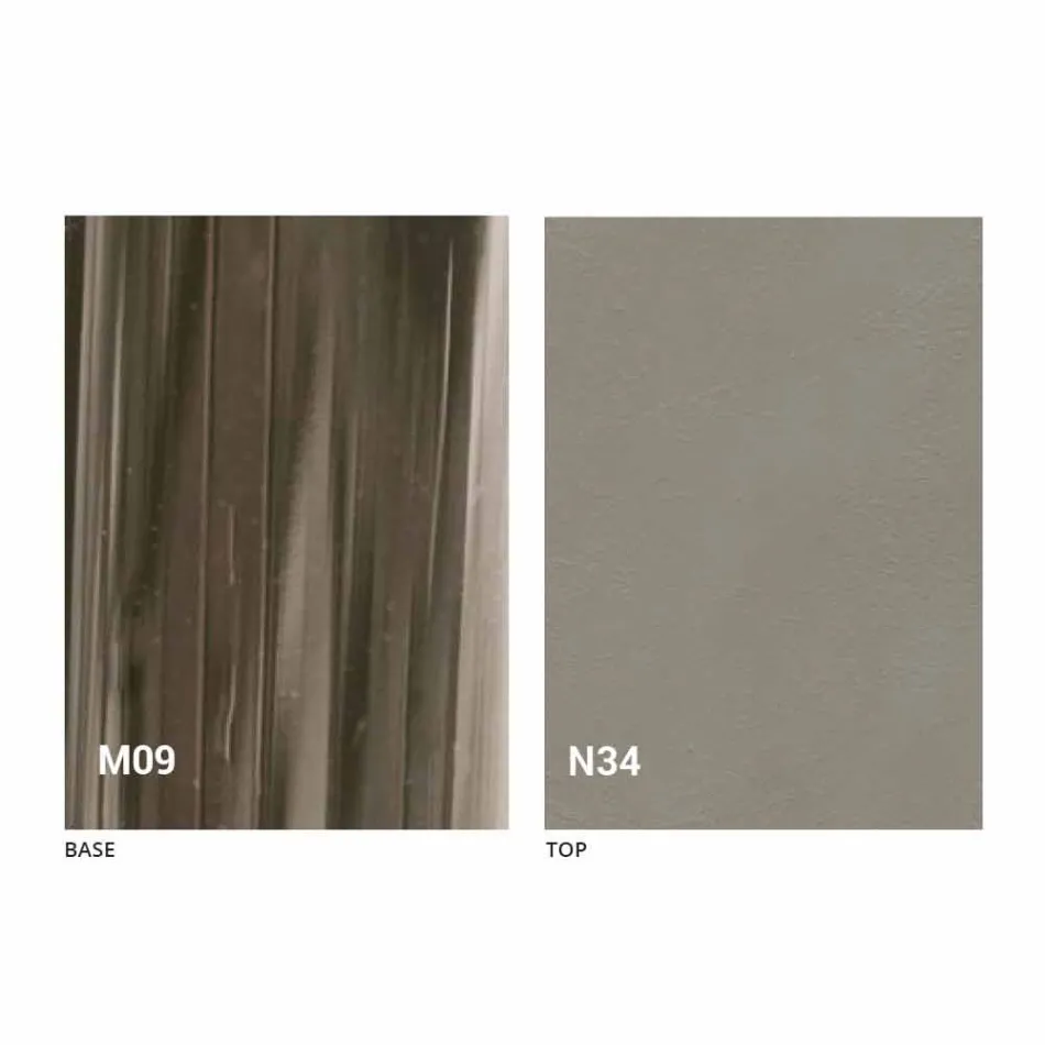 Rozkładany stolik kawowy z drewna i czarnego metalu Made in Italy - Niverio Viadurini