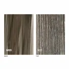 Rozkładany stolik kawowy z drewna i czarnego metalu Made in Italy - Niverio Viadurini