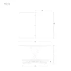 Transformowalny stolik kawowy z metalu i ceramiki Made in Italy - Saturn Viadurini