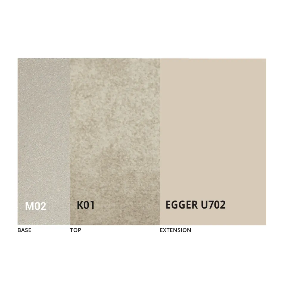 Transformowalny stolik kawowy z metalu i ceramiki Made in Italy - Saturn Viadurini