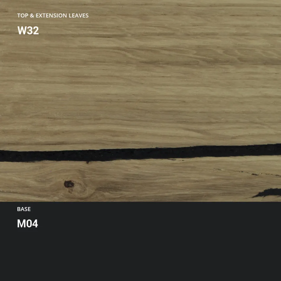 Transformowalny stolik kawowy w drewnianym stole do jadalni Made in Italy - Polar Viadurini