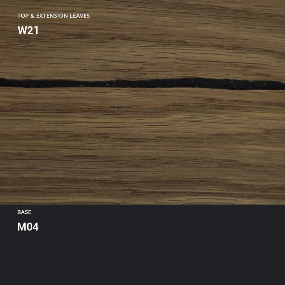 Transformowalny stolik kawowy w drewnianym stole do jadalni Made in Italy - Polar Viadurini