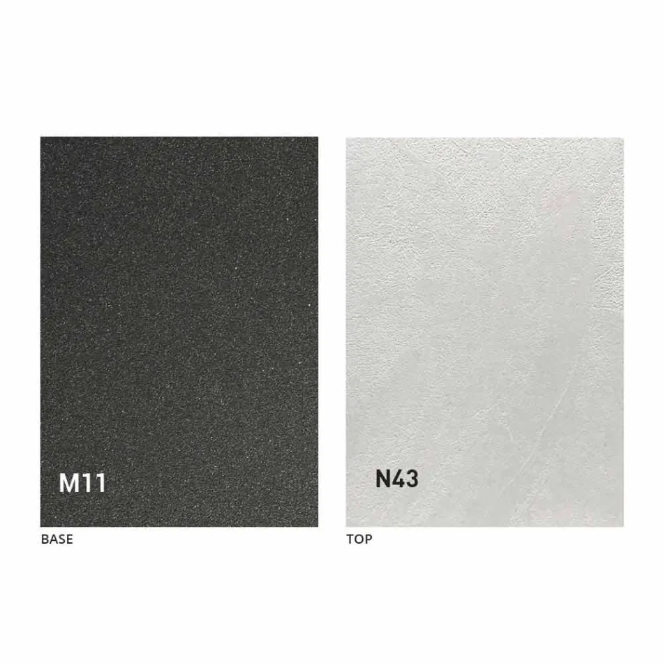 Stolik Kawowy Zamienny w Drewniany Blat i Metalową Podstawę - Brzoskwiniowy Viadurini