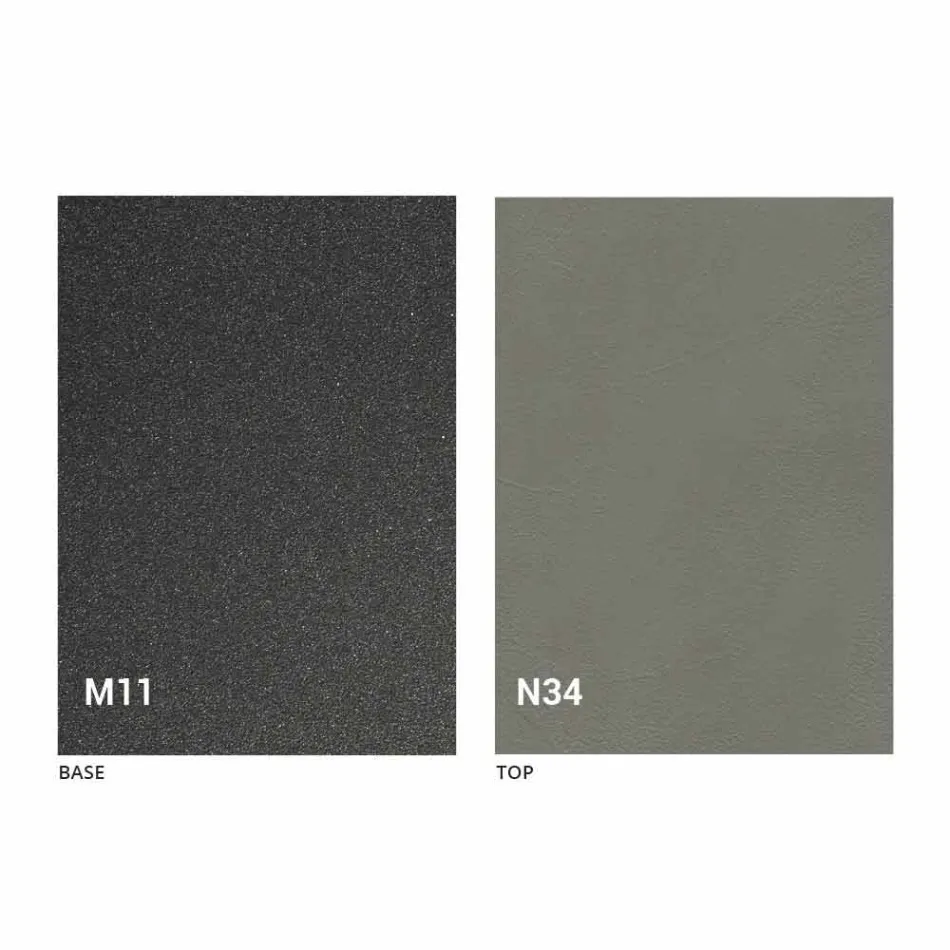 Stolik Kawowy Zamienny w Drewniany Blat i Metalową Podstawę - Brzoskwiniowy Viadurini