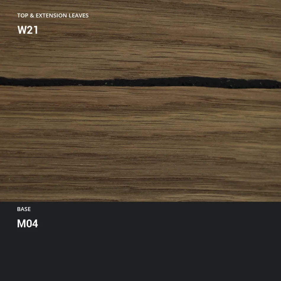 Transformowalny stolik kawowy z metalu i drewna Made in Italy - Polaris Viadurini